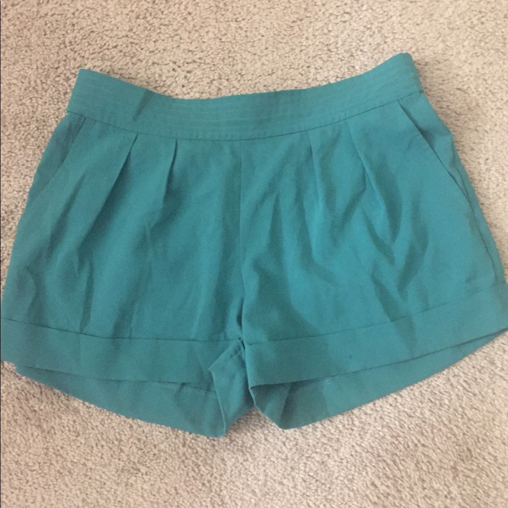 Emerald Green shorts